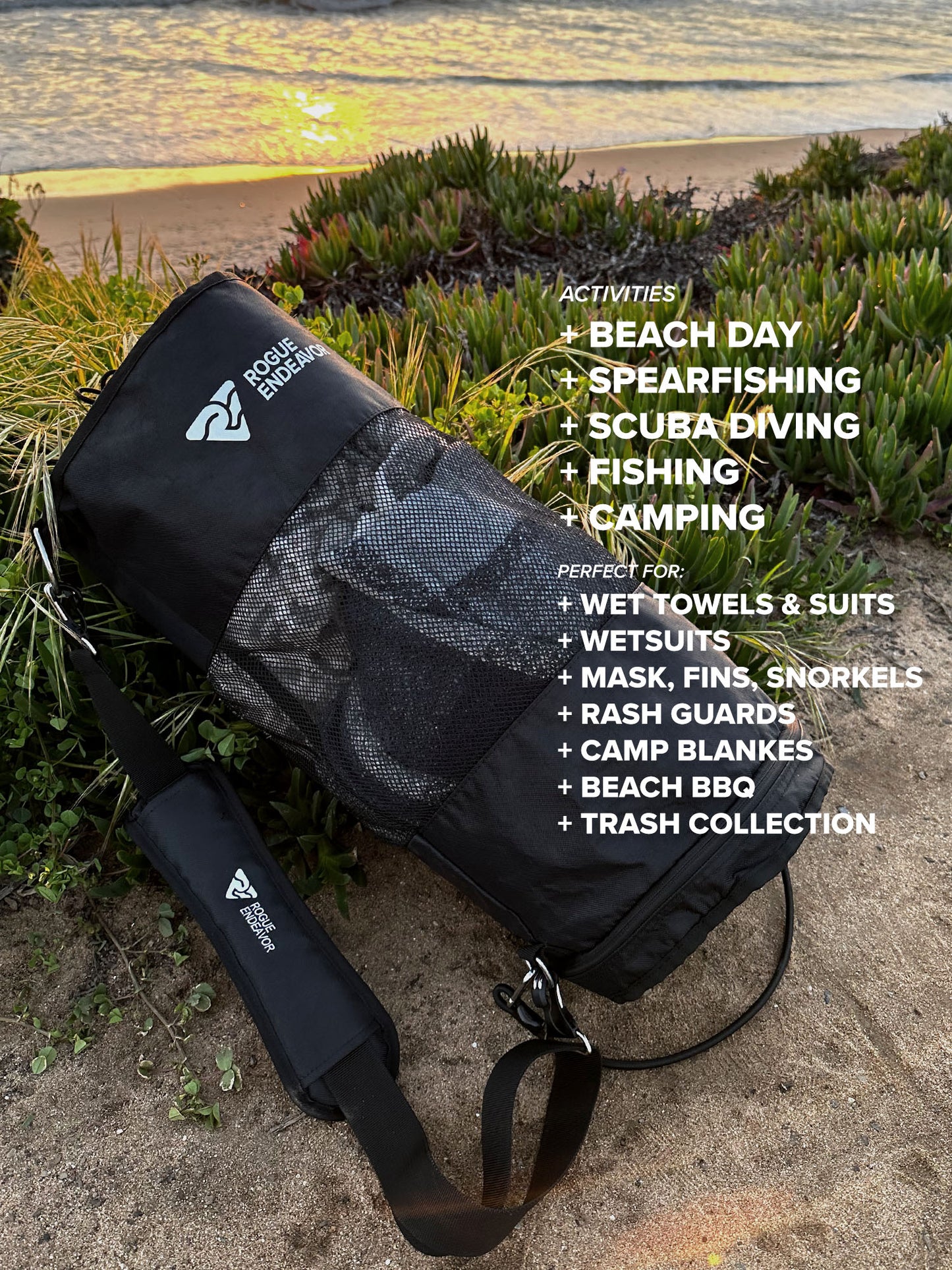 Collapsible Mesh Utility Bag