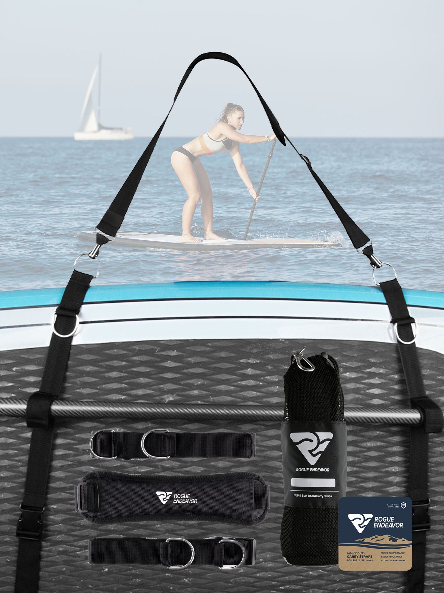 Stand Up Paddle (SUP) Board Carry Straps