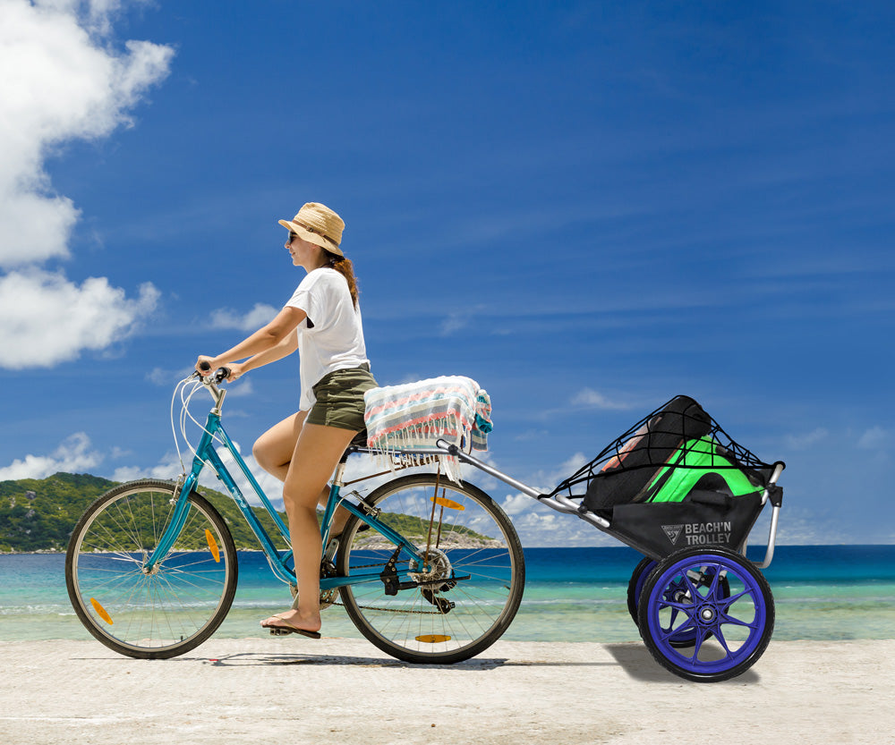 Beach bike hot sale cart